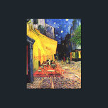 VINCENT VAN GOGH WRAPPED CANVAS PRINTS - GIFTS<br><div class="desc">VINCENT VAN GOGH WRAPPED CANVAS REPRINTS - GROTE CANVAS PRINT - UNIQUE GIFTS - "THE CAFE TERRACE ON the PLACE DU FORUM ARLES AT AT ACHT" - BEAUTIFUTE PAINTINGS - OLIEPIJNEN - VAN GOGH MOVEMENT - INTERIOR DESIGN & DECORATING - LIGING OM - BEDROOM - STAIRWELL - UNIQUE GIFTS FOR...</div>