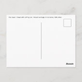 Vincent van Gogh - Zaaier bij ondergaande zon Briefkaart (Achterkant)