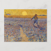 Vincent van Gogh - Zaaier bij ondergaande zon Briefkaart (Voorkant)
