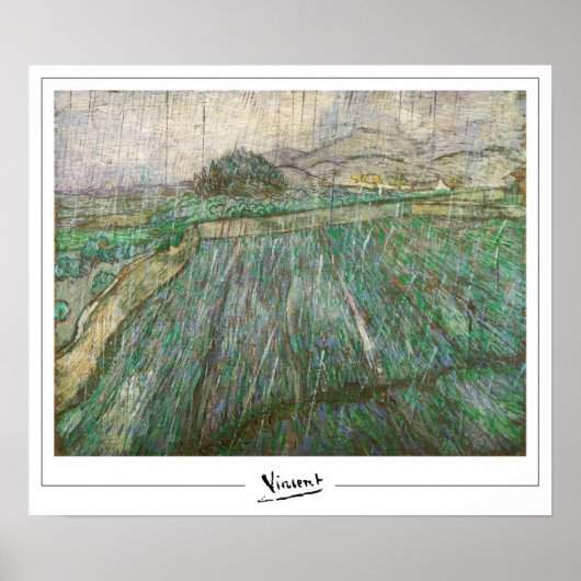 Vincent Van Gogh Zedign Art Poster #10 (Voorkant)