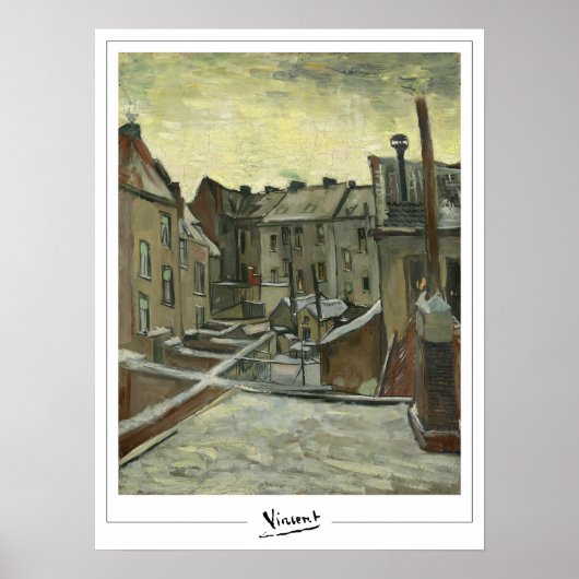Vincent Van Gogh Zedign Art Poster #10-3 (Voorkant)