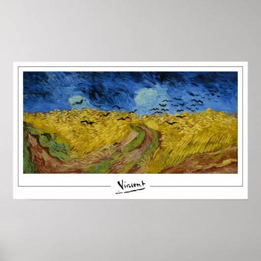 Vincent Van Gogh Zedign Art Poster #11-3 (Voorkant)