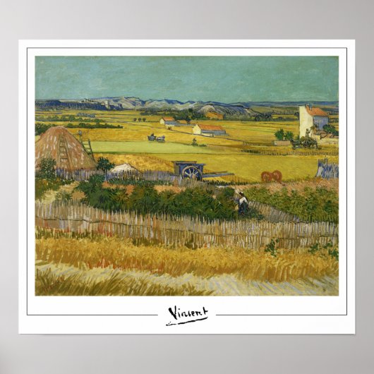 Vincent Van Gogh Zedign Art Poster #12-2 (Voorkant)