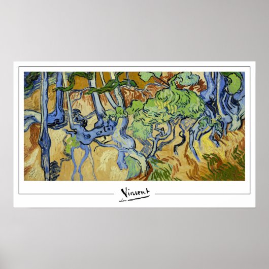 Vincent Van Gogh Zedign Art Poster #14-2 (Voorkant)