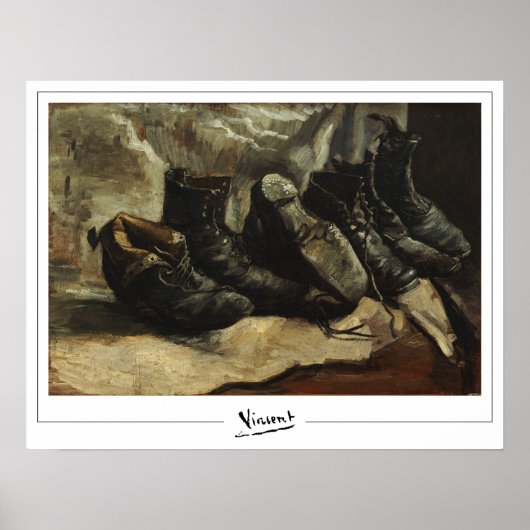 Vincent Van Gogh Zedign Art Poster #17 (Voorkant)