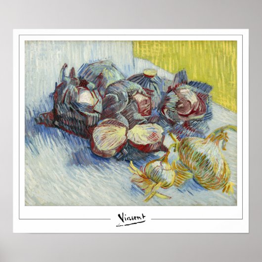 Vincent Van Gogh Zedign Art Poster #18-2 (Voorkant)