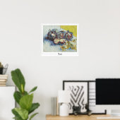 Vincent Van Gogh Zedign Art Poster #18-2 (Thuiskantoor)
