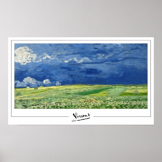 Vincent Van Gogh Zedign Art Poster #19-3 (Voorkant)