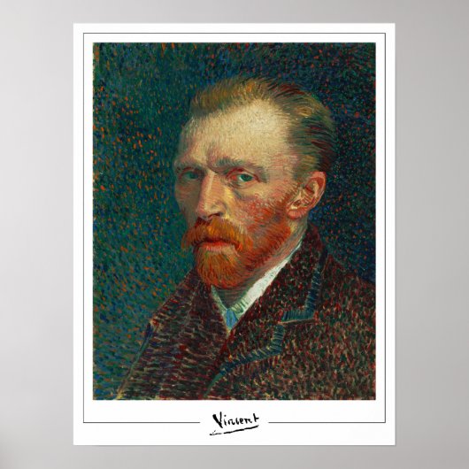 Vincent Van Gogh Zedign Art Poster #21-2 (Voorkant)