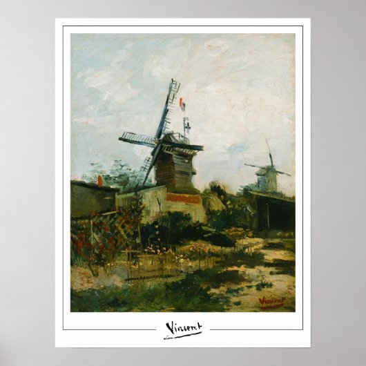Vincent Van Gogh Zedign Art Poster #22 (Voorkant)