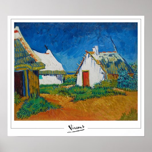 Vincent Van Gogh Zedign Art Poster #23-3 (Voorkant)