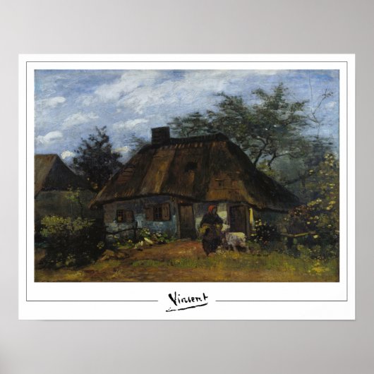 Vincent Van Gogh Zedign Art Poster #24-2 (Voorkant)