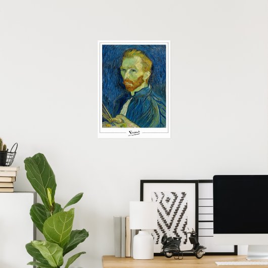 Vincent Van Gogh Zedign Art Poster #33 (Thuiskantoor)