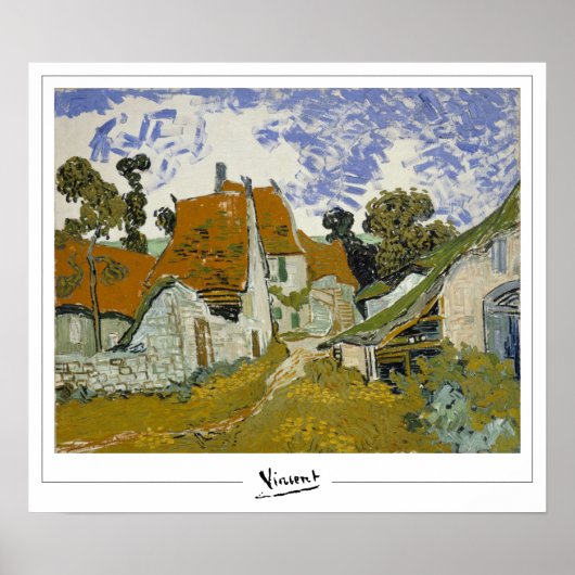 Vincent Van Gogh Zedign Art Poster #33-2 (Voorkant)