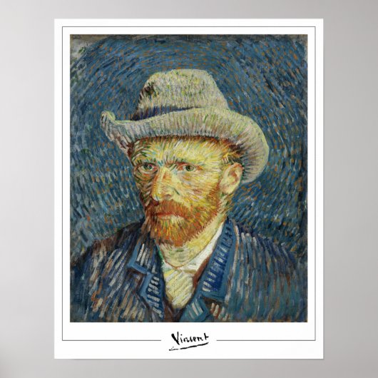 Vincent Van Gogh Zedign Art Poster #36 (Voorkant)