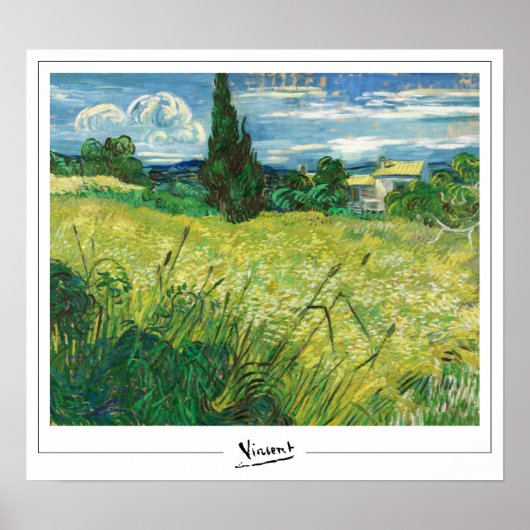 Vincent Van Gogh Zedign Art Poster #37 (Voorkant)