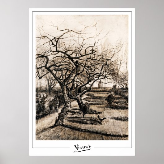 Vincent Van Gogh Zedign Art Poster #389 (Voorkant)