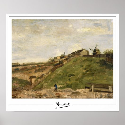 Vincent Van Gogh Zedign Art Poster #39 (Voorkant)