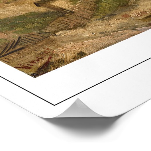 Vincent Van Gogh Zedign Art Poster #39 (Hoek)