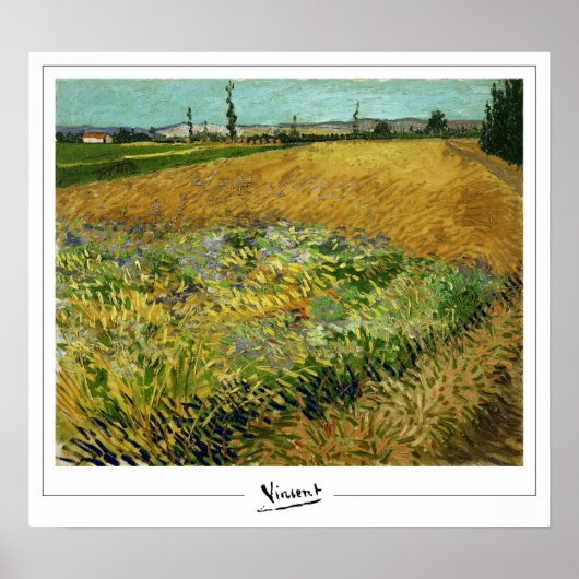 Vincent Van Gogh Zedign Art Poster #4 (Voorkant)