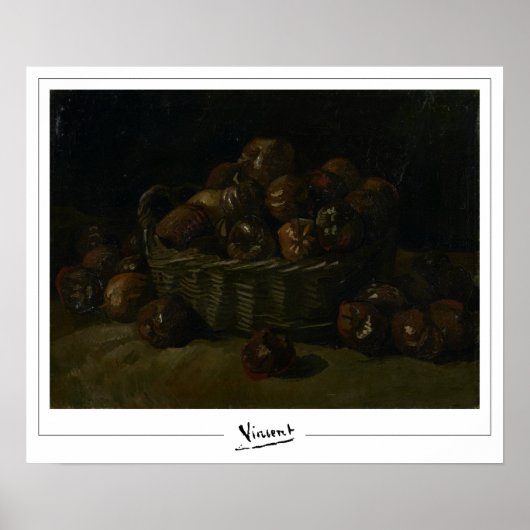 Vincent Van Gogh Zedign Art Poster #44 (Voorkant)