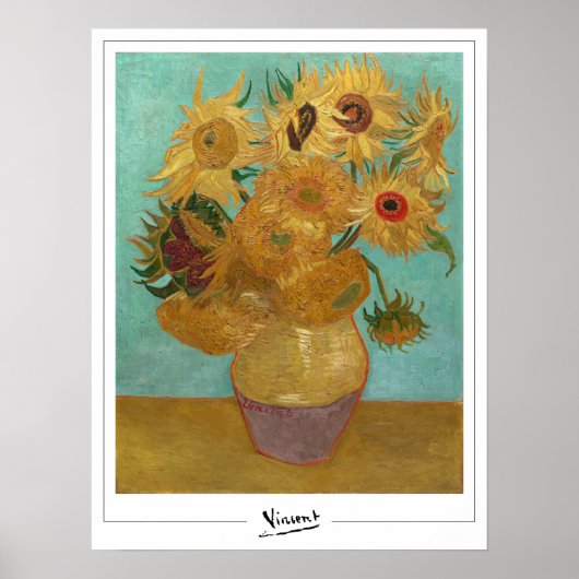 Vincent Van Gogh Zedign Art Poster #45-2 (Voorkant)