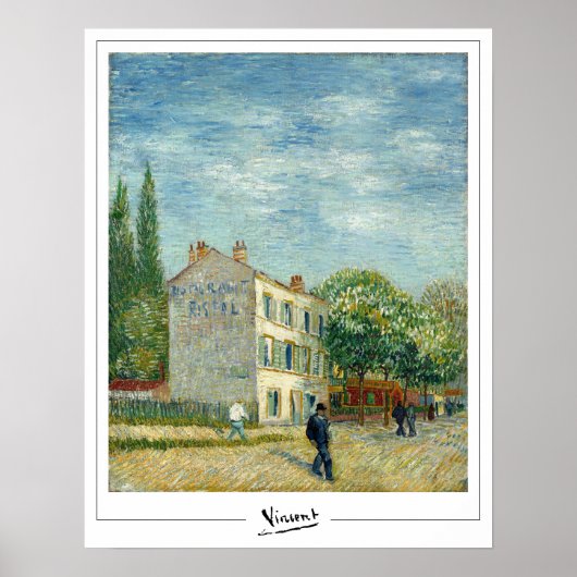 Vincent Van Gogh Zedign Art Poster #46 (Voorkant)