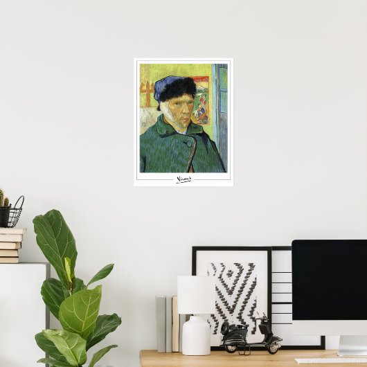 Vincent Van Gogh Zedign Art Poster #498 (Thuiskantoor)