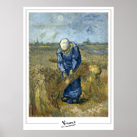 Vincent Van Gogh Zedign Art Poster #50-3 (Voorkant)