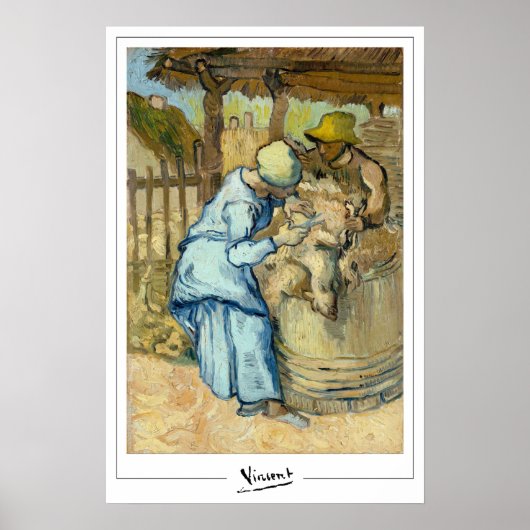 Vincent Van Gogh Zedign Art Poster #54-2 (Voorkant)