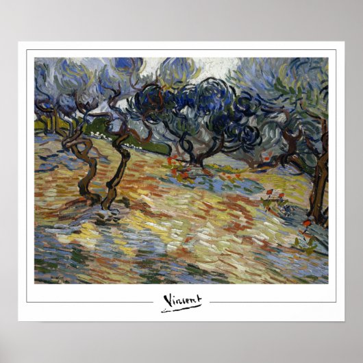 Vincent Van Gogh Zedign Art Poster #55 (Voorkant)