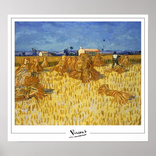 Vincent Van Gogh Zedign Art Poster #7-3 (Voorkant)