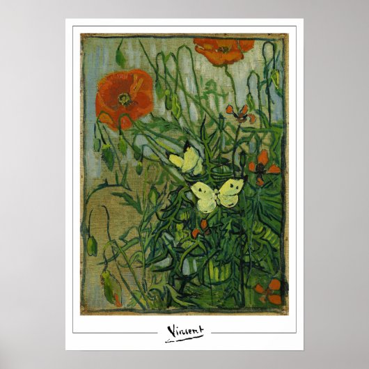 Vincent Van Gogh Zedign Art Poster #8-2 (Voorkant)