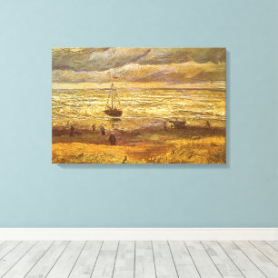 Vincent van Gogh - Zee bij Scheveningen Canvas Afdruk