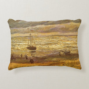 Vincent van Gogh - Zee bij Scheveningen Decoratief Kussen