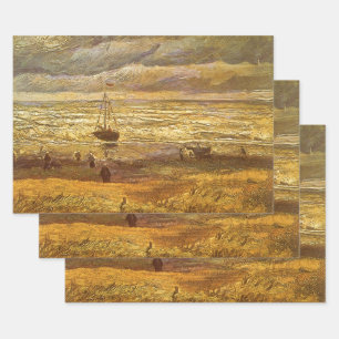 Vincent van Gogh - Zee bij Scheveningen Inpakpapier Vel