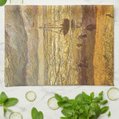 Vincent van Gogh - Zee bij Scheveningen Theedoek (Gevouwen)