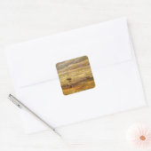 Vincent van Gogh - Zee bij Scheveningen Vierkante Sticker (Envelop)
