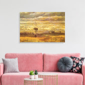 Vincent van Gogh - Zee in Scheveningen Canvas Afdruk (Insitu (Woonkamer))