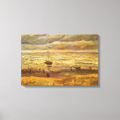 Vincent van Gogh - Zee in Scheveningen Canvas Afdruk (Voorkant)