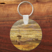 Vincent van Gogh - Zee in Scheveningen Sleutelhanger (Voorkant)