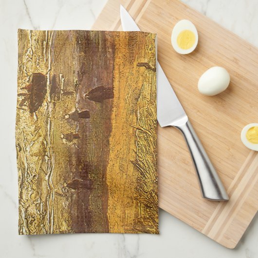 Vincent van Gogh - Zee in Scheveningen Theedoek (Quarter Fold)