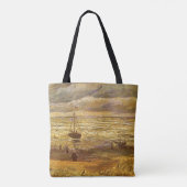 Vincent van Gogh - Zee in Scheveningen Tote Bag (Achterkant)