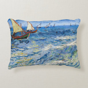 Vincent van Gogh - Zeegezicht bij Saintes-Maries Accent Kussen