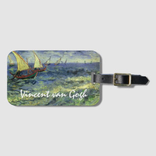 Vincent van Gogh - Zeegezicht bij Saintes Maries Bagagelabel