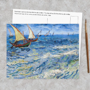 Vincent van Gogh - Zeegezicht bij Saintes-Maries Briefkaart