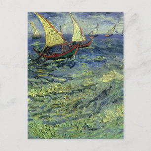 Vincent van Gogh - Zeegezicht bij Saintes Maries Briefkaart