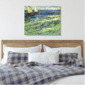 Vincent van Gogh - Zeegezicht bij Saintes Maries Canvas Afdruk (Insitu (Slaapkamer))