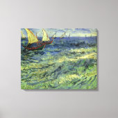Vincent van Gogh - Zeegezicht bij Saintes Maries Canvas Afdruk (Voorkant)