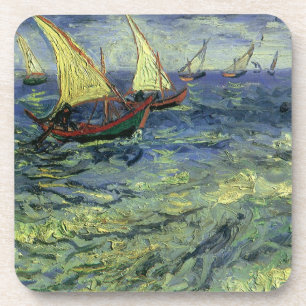 Vincent van Gogh - Zeegezicht bij Saintes Maries Drankjes Onderzetter